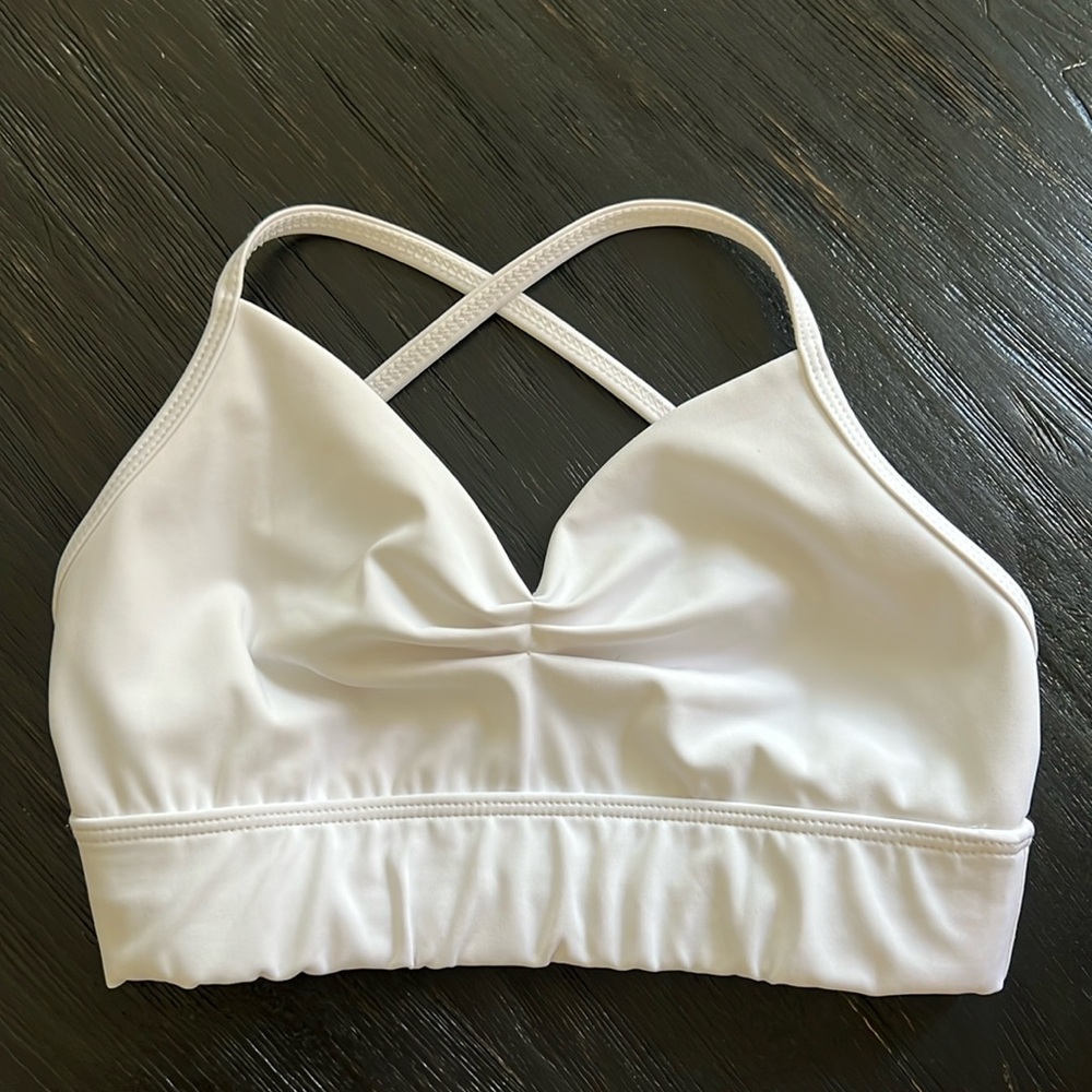 TIGER FRIDAT White Cross-Back Top
